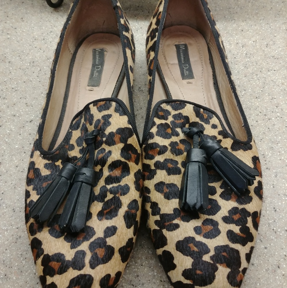 Massimo Dutti Shoes Size 6 Cheetah